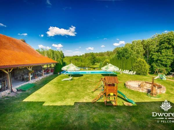 Agroturystyka "Dworek U Pelcow" リン エクステリア 写真